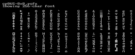 Screenshot of cp865-8x8.psfu