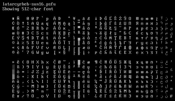 Screenshot of latarcyrheb-sun16.psfu