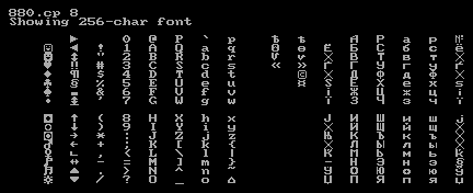 Linux Console Fonts